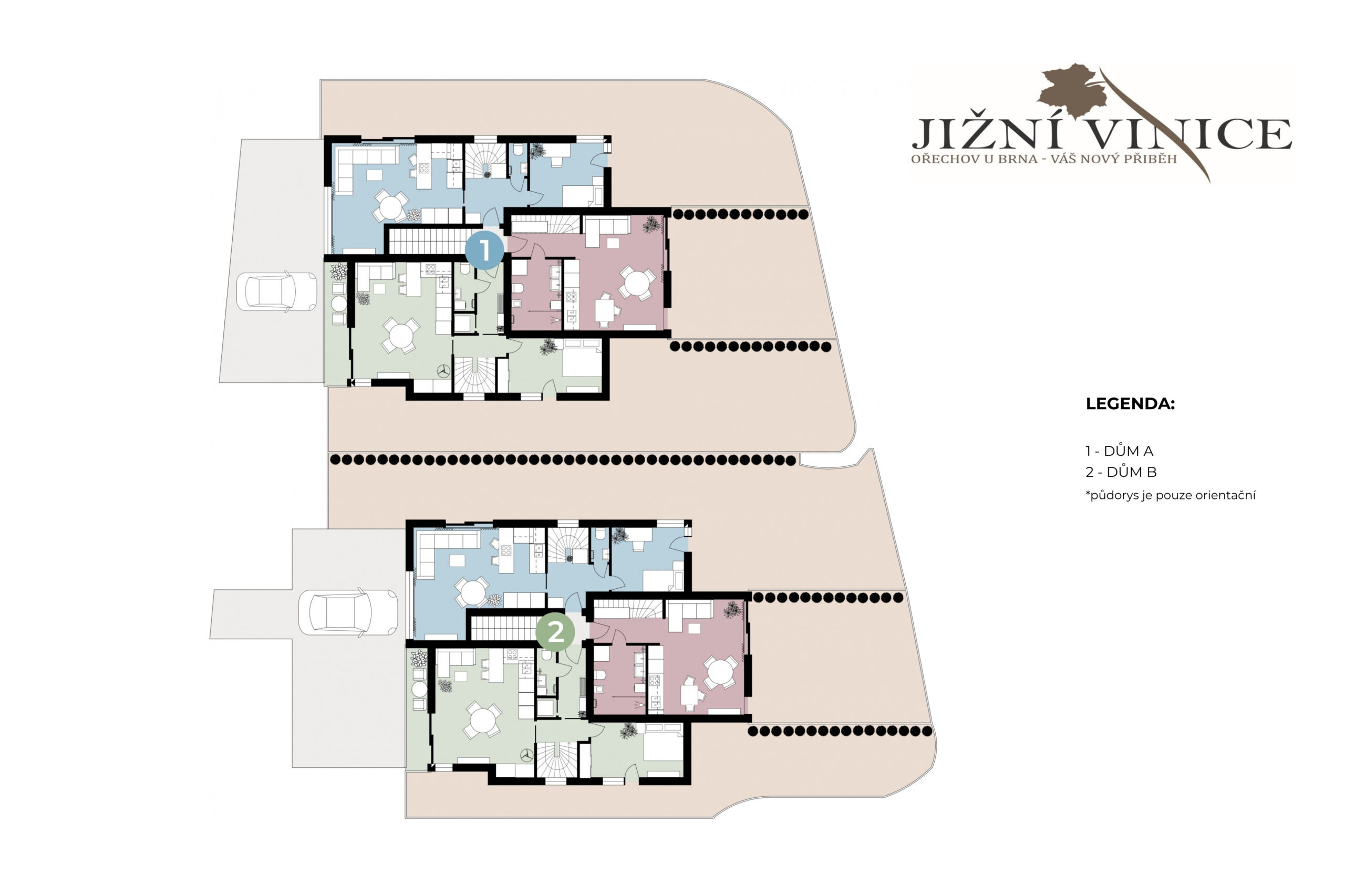 2D půdorys (vybavený)